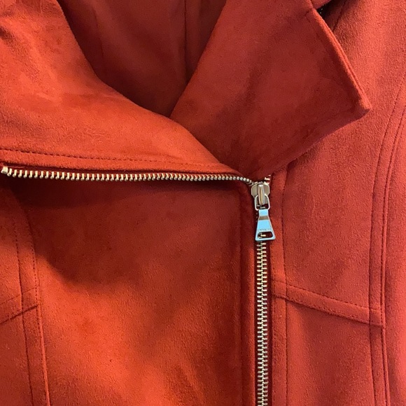 Express faux suede moto jacket - Picture 2 of 4